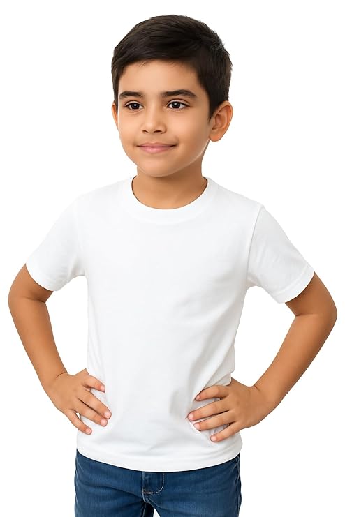 kids boys round neck half sleeve t shirt